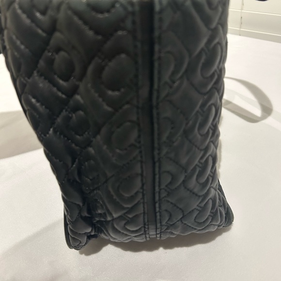 Diane Von Furstenberg On The Go Quilted Black Leather Bag - Picture 7 of 11